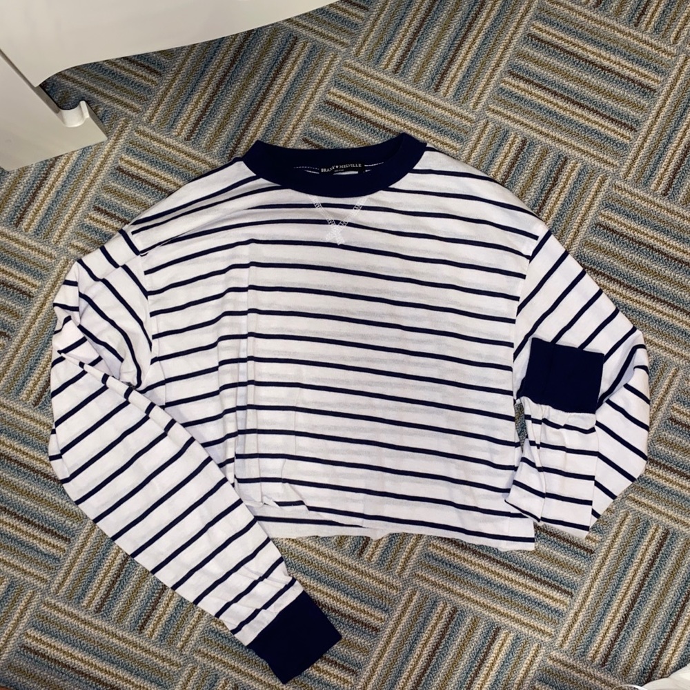 Longe sleeve striped brandy Melville top